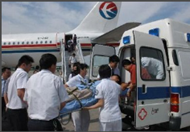 开平市机场、火车站急救转院
